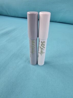 2 Pc. Belle Beauty SO SHADY Long Wear Shadow Sticks - Platinum and Cloud